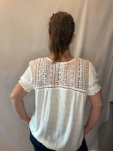 Load image into Gallery viewer, Nantucket Lace Short Sleeve Top
