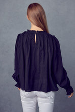 Load image into Gallery viewer, Nightwatch Pleated Blouse
