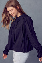 Load image into Gallery viewer, Nightwatch Pleated Blouse
