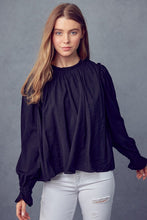 Load image into Gallery viewer, Nightwatch Pleated Blouse
