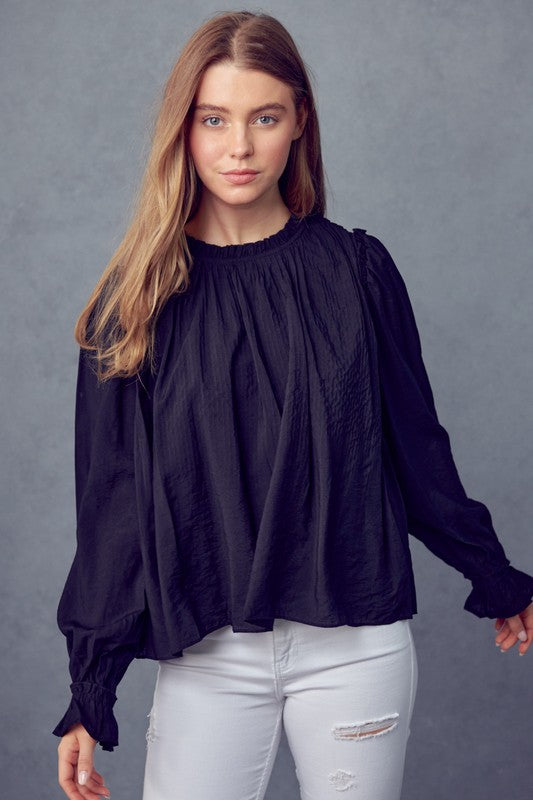 Nightwatch Pleated Blouse