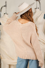 Load image into Gallery viewer, Vanilla Latte Cozy Sweater
