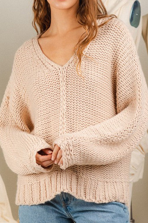 Vanilla Latte Cozy Sweater