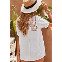 Load image into Gallery viewer, Nantucket Lace Short Sleeve Top
