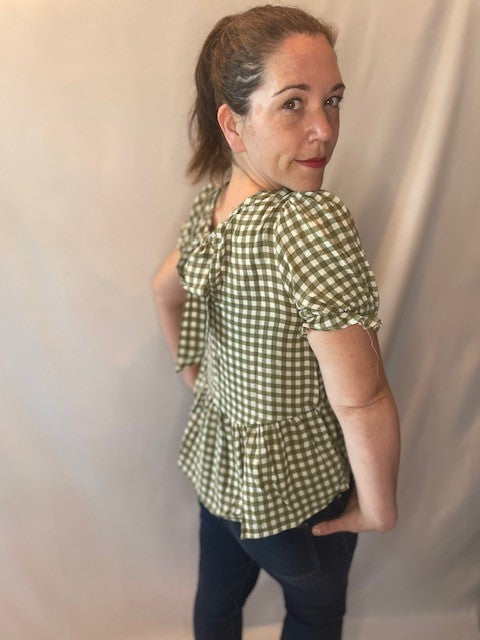 Gig Harbor Gingham Top