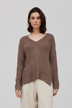 Load image into Gallery viewer, Hot Cocoa V-Neck Sweater
