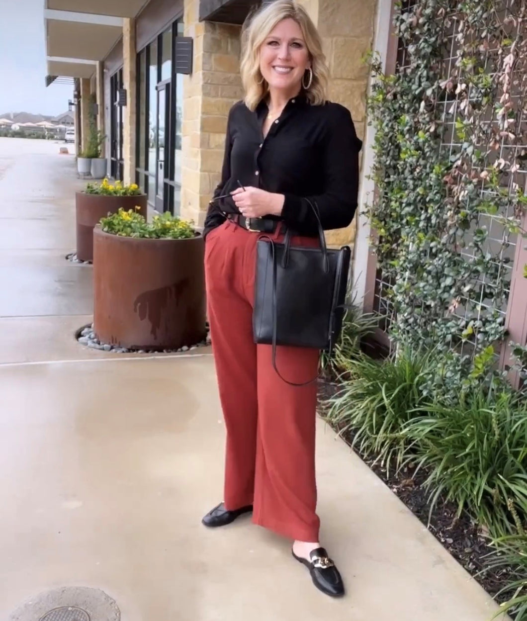 Magic Black Button Down Shirt