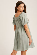 Load image into Gallery viewer, Soft Moss Square Neck Dress
