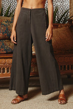 Load image into Gallery viewer, Charcoal Cropped Wide Leg Pant
